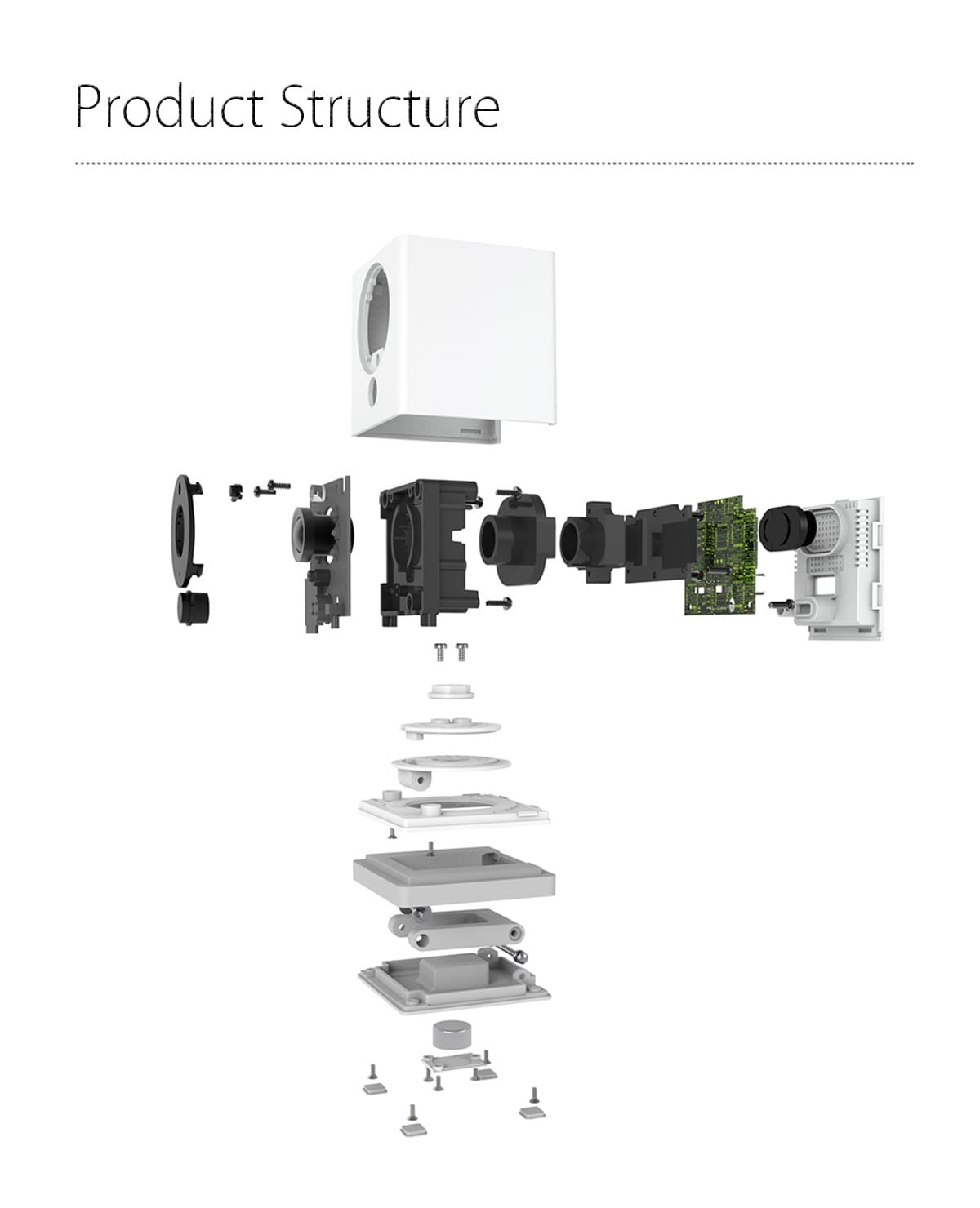 Original Xiaomi xiaofang 1080P Smart WiFi IP Camera Night Vision IR-cut Motion Detection 110 Degree FOV- White and Black