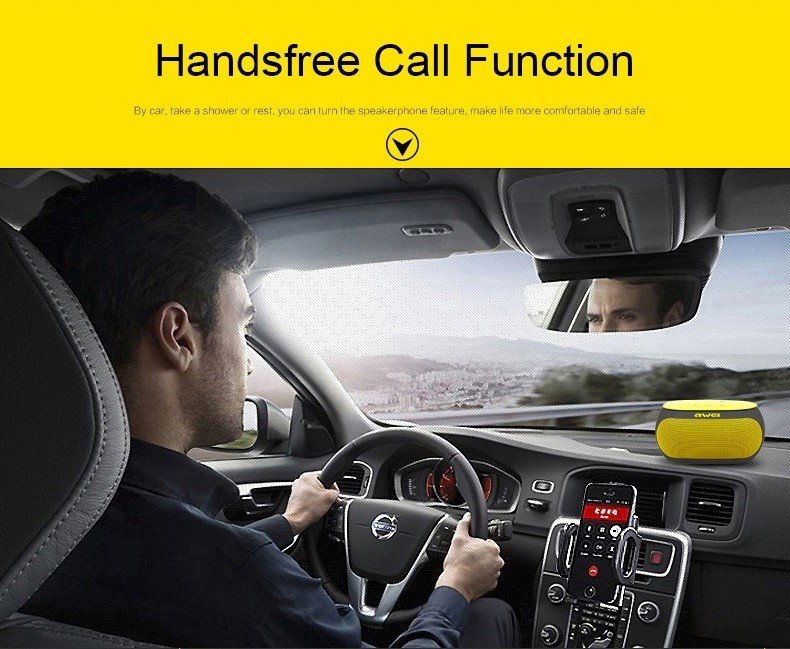 Original Awei Y200 HiFi Wireless Speaker Bluetooth - yellow