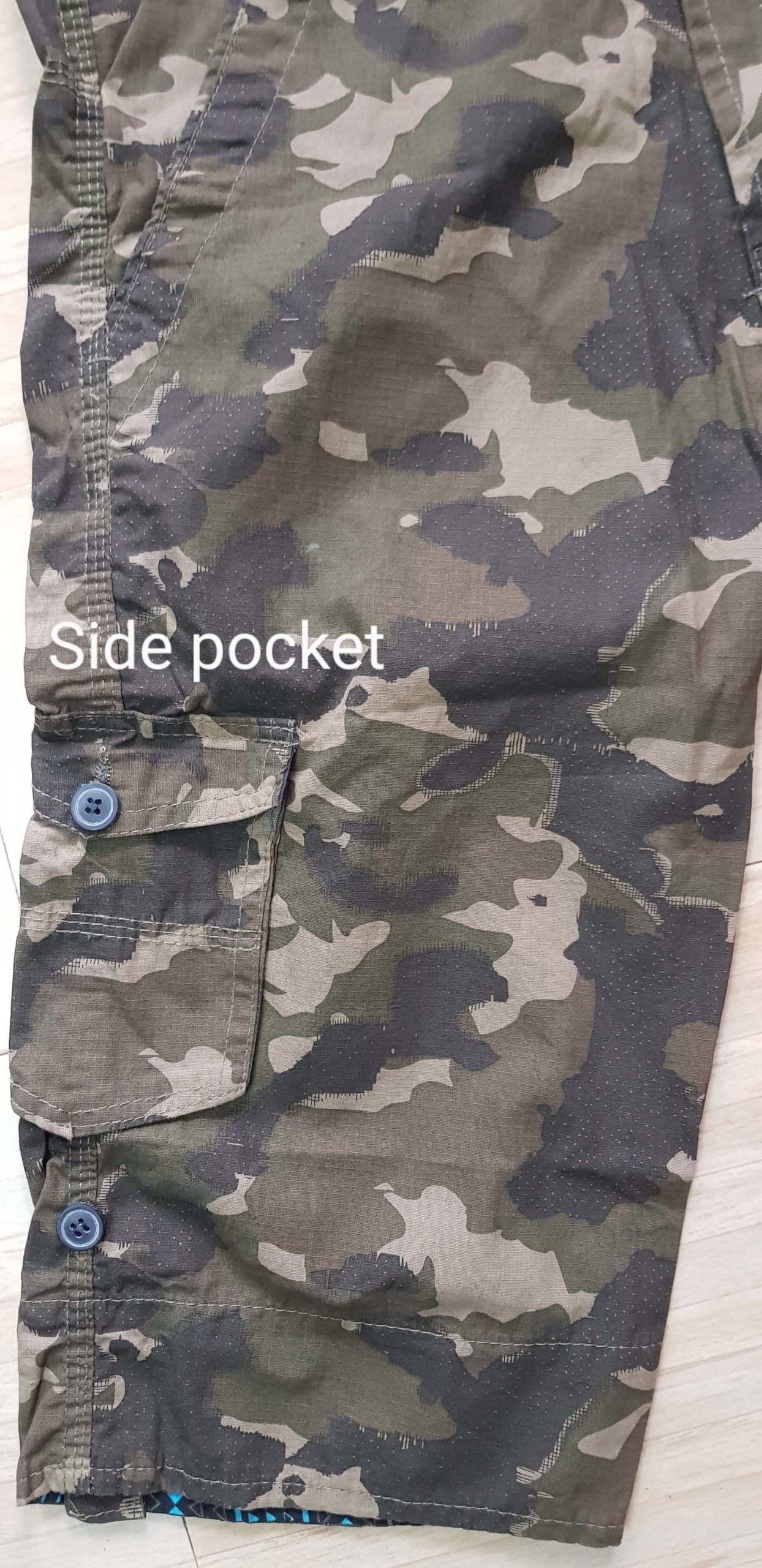 Army Print 3 Quarter Pant Army Print 3 Quarter Pant