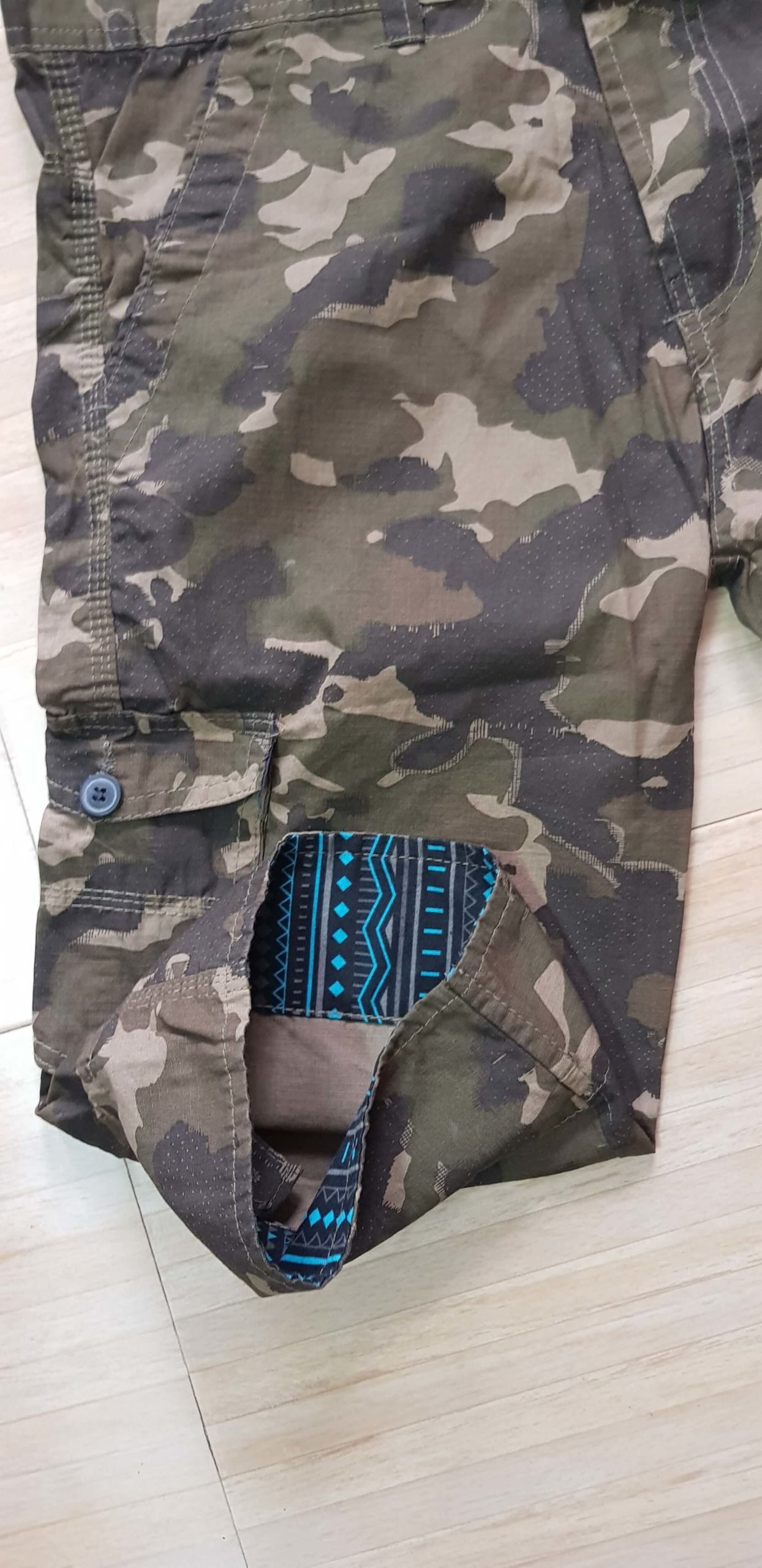 Army Print 3 Quarter Pant Army Print 3 Quarter Pant