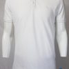 Solid White Polo T Shirt