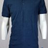 Deep Navy Blue Over All Design Polo T Shirt