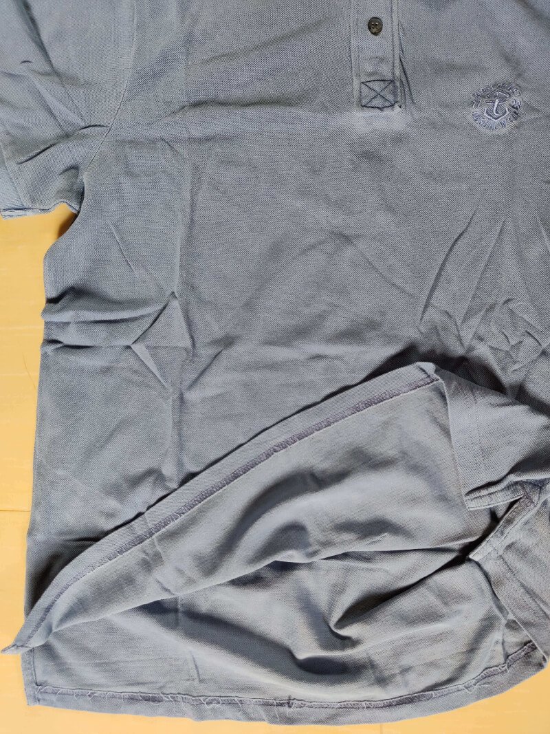 Solid Dull Blue Polo T Shirt Solid Dull Blue Polo T Shirt