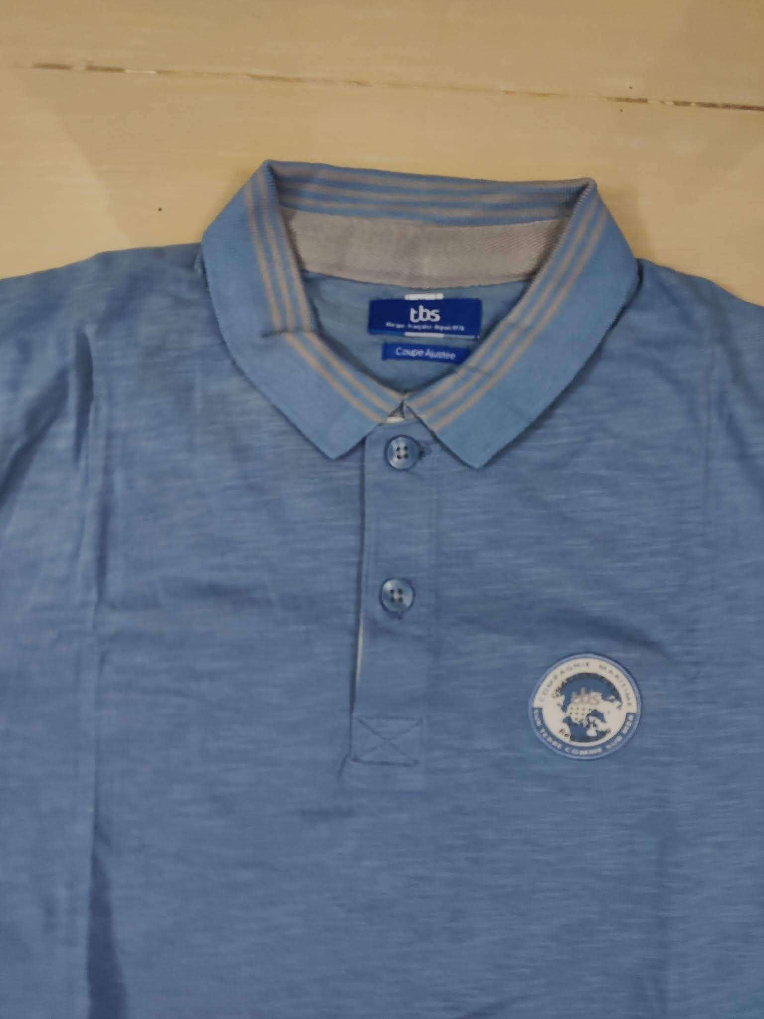 Solid Dull Light Blue Polo T Shirt Solid Dull Light Blue Polo T Shirt