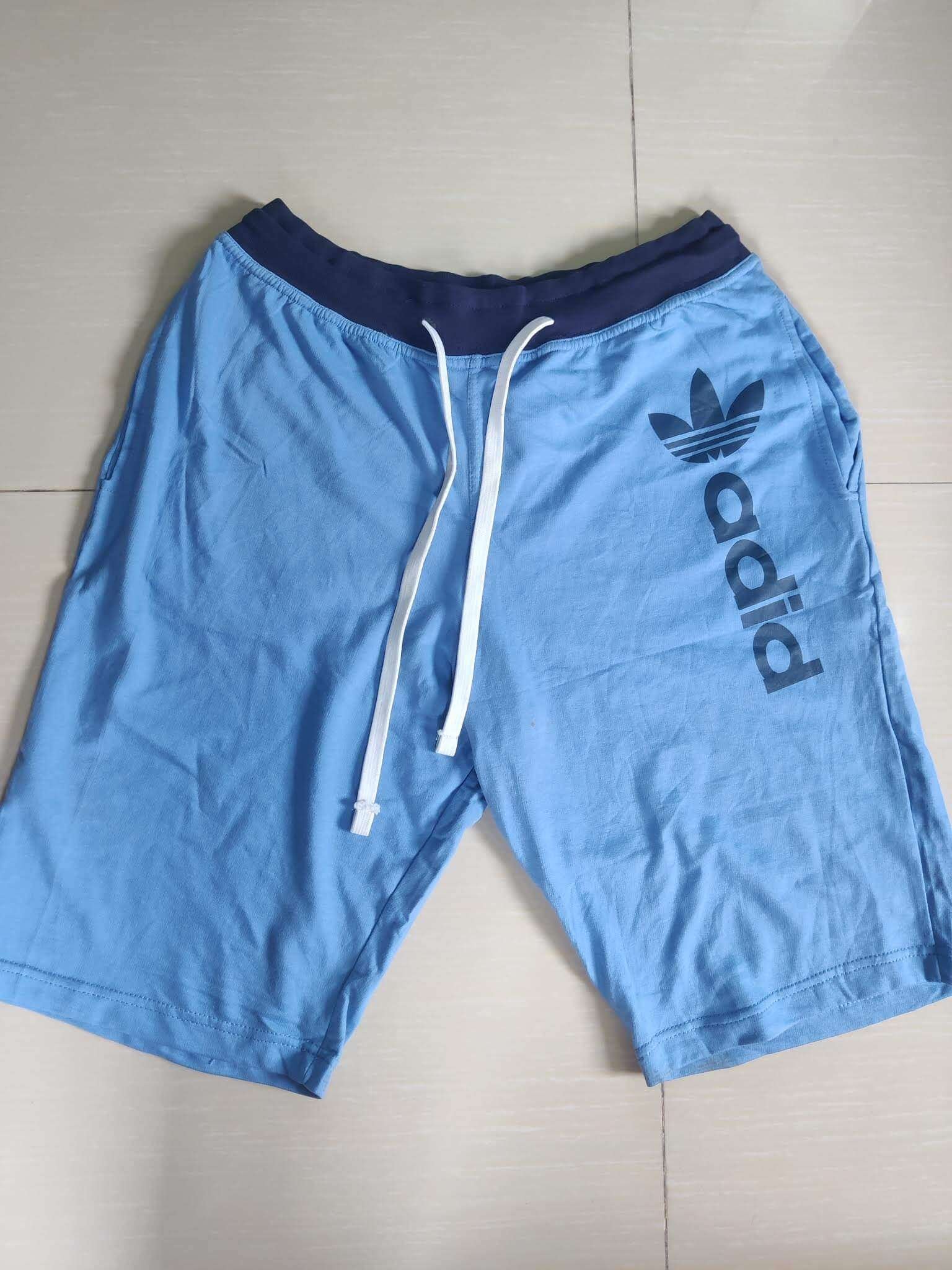 Blue Adidas 2 Quarter Short Pant Blue Adidas 2 Quarter Short Pant