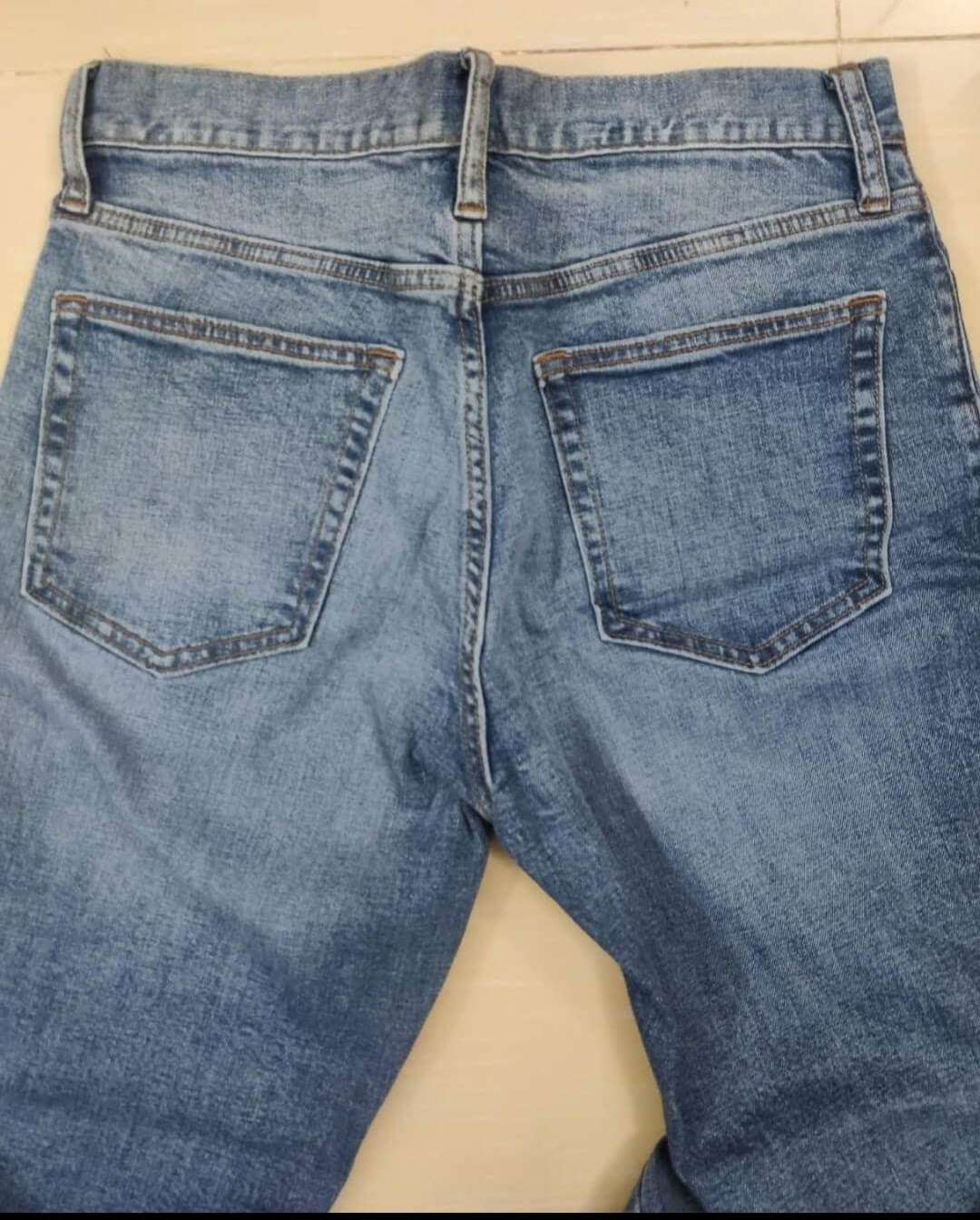 Deep Blue Slight Faded Jeans