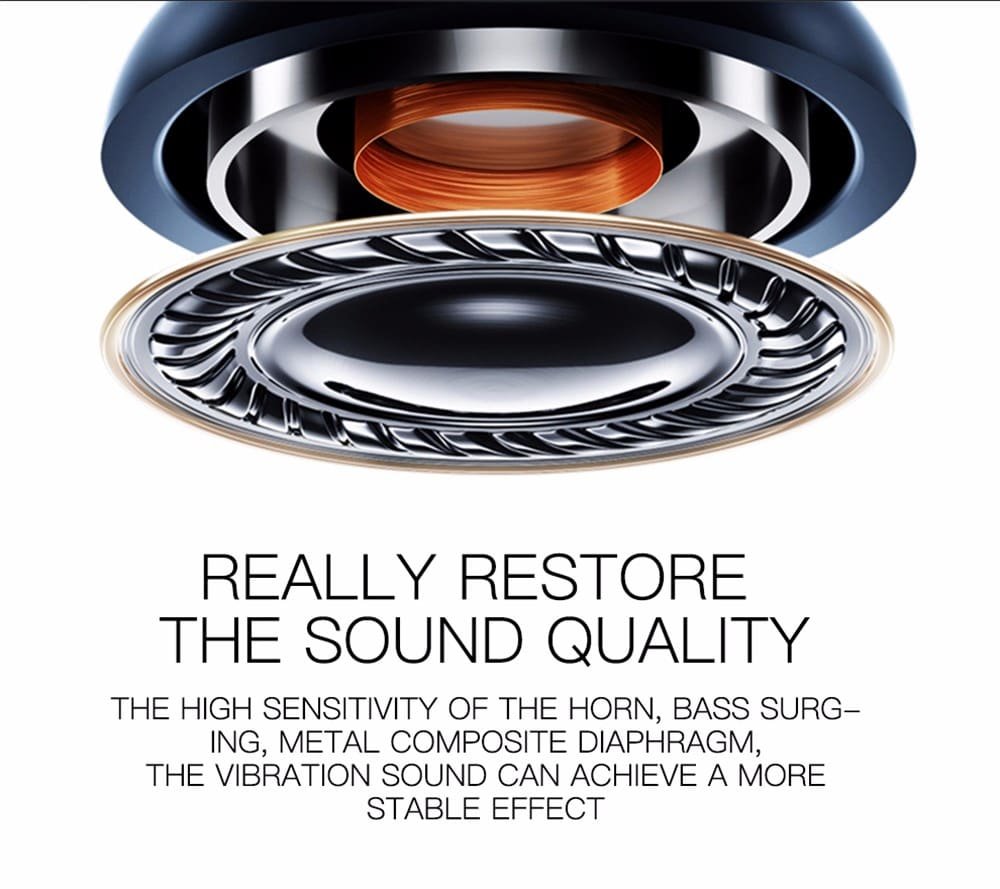 Original QKZ DM10 Earphone Extra Bass Stereo Headphone QKZ DM10 In-ear Earphones Dual Driver Extra Bass Stereo Earbuds with HD Mic and In-line Control- Black