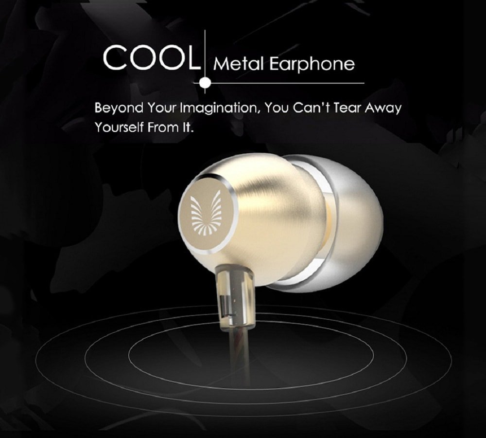 UIISII HM7 In-ear Wired Fragrance Music Earphones with On-cord Control- Silver