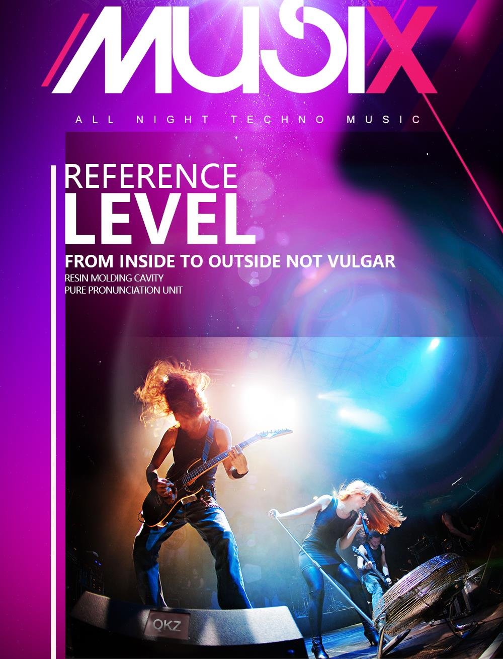 Original QKZ DM7 Zinc Alloy In Ear Earphone - Black Original QKZ DM7 Zinc Alloy In Ear Earphone - Black