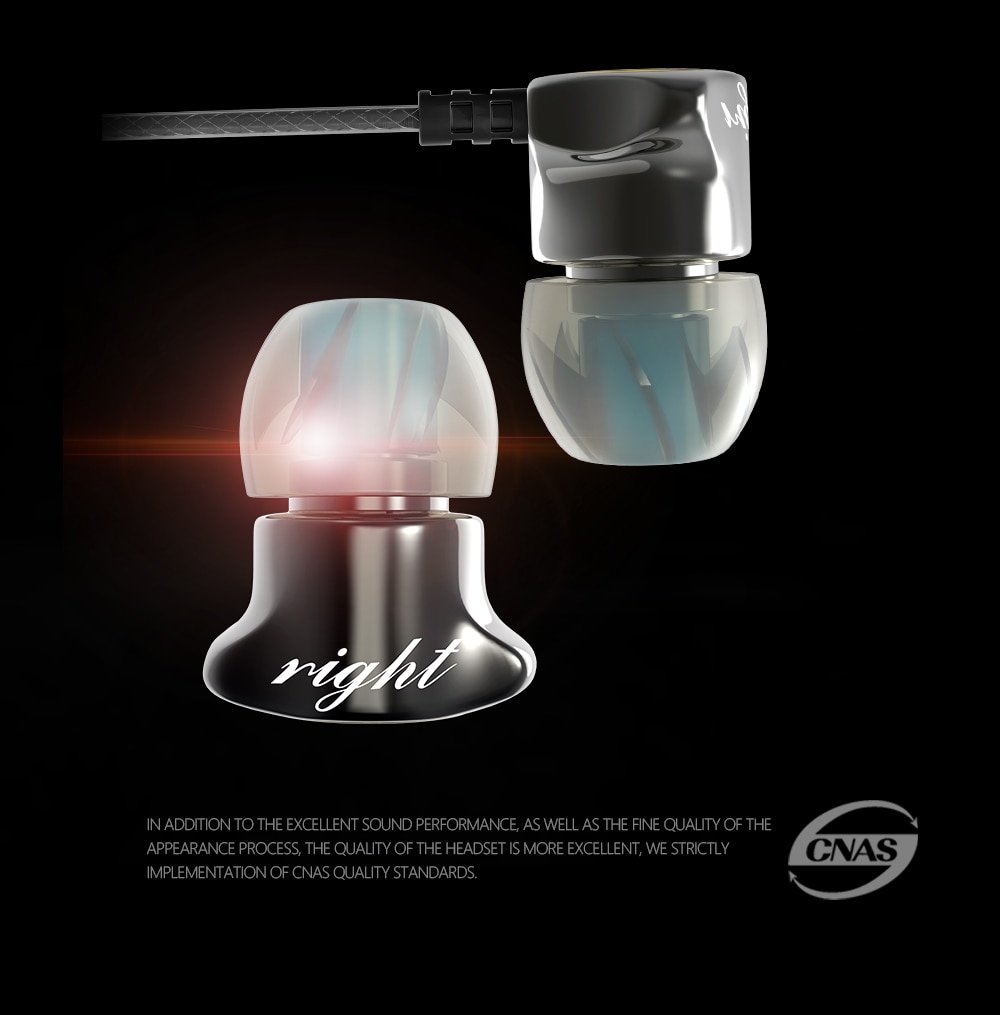 Original QKZ DM7 Zinc Alloy In Ear Earphone - Black Original QKZ DM7 Zinc Alloy In Ear Earphone - Black