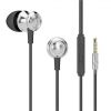 Original UiiSii US60 Bamboo Metal In ear Earphone Stereo Sound Headset with MIC Line Volume Control