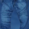 Deep Blue Faded Jeans