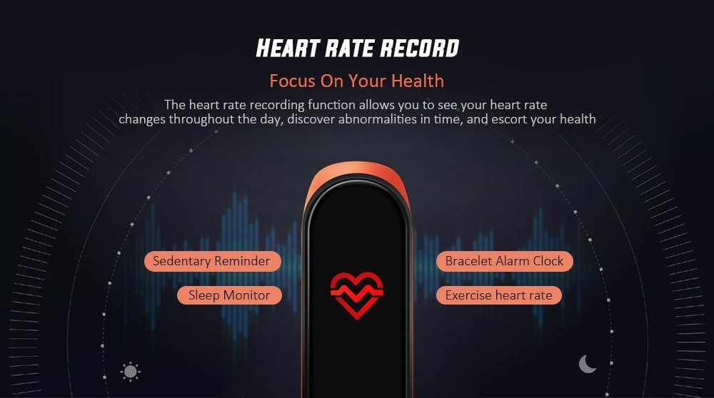 Original Xiaomi Mi Band 4 Fitness Tracker(Chinese Version) - black Original Xiaomi Mi Band 4 Fitness Tracker(Chinese Version) - black