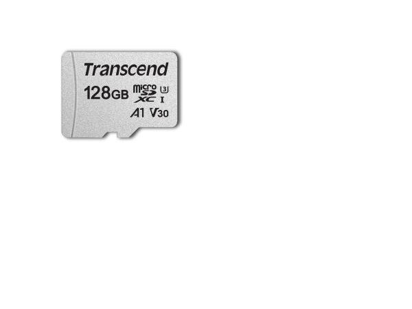 Transcend 128GB micro SD SDXC/SDHC 300S Memory Card with Adapter