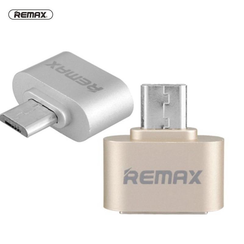Original Remax OTG USB to Micro USB - silver
