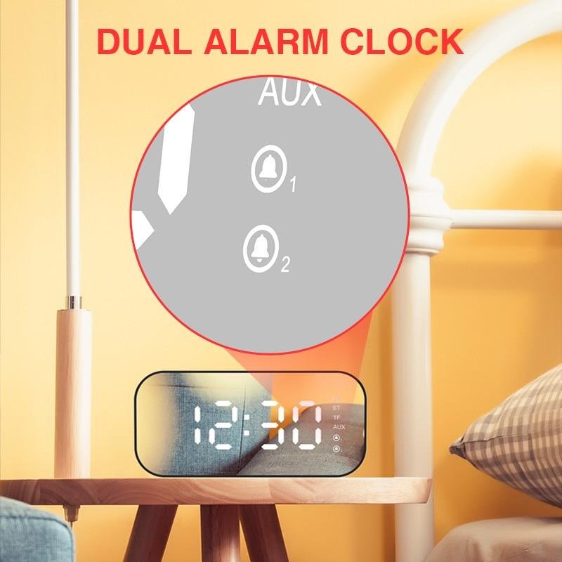 Original Havit mx701 Portable Bluetooth Speaker Alarm Clock 6