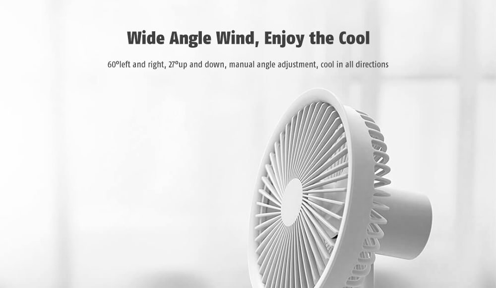 SOLOVE Home Portable Mini Mute Desktop Fan from Xiaomi youpin- Black