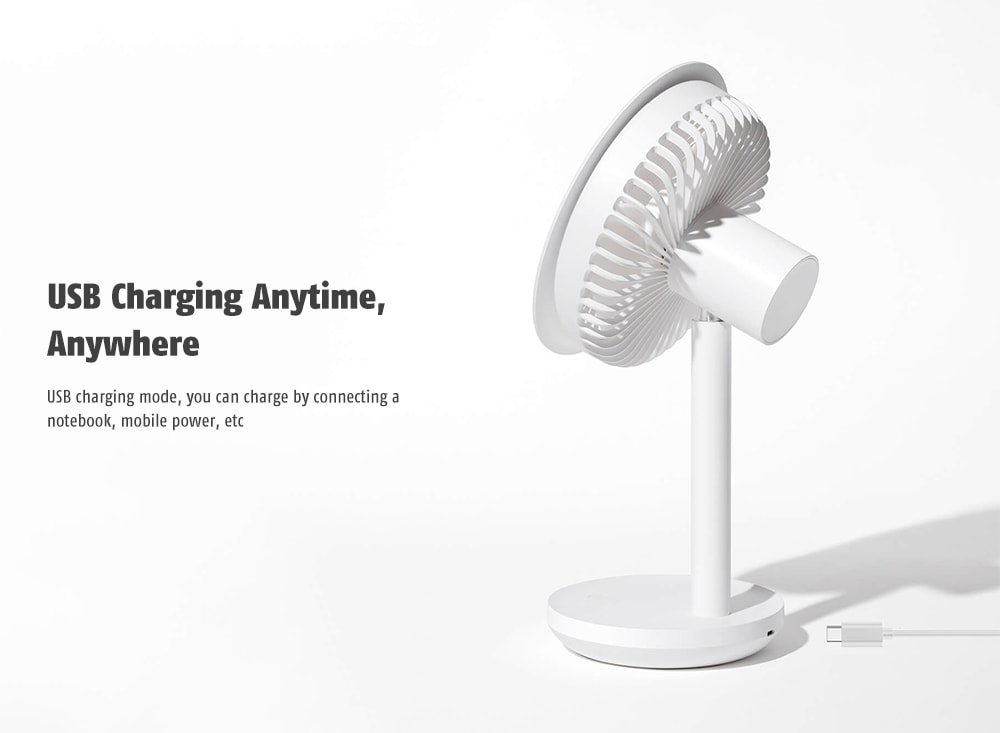 SOLOVE Home Portable Mini Mute Desktop Fan from Xiaomi youpin- Black