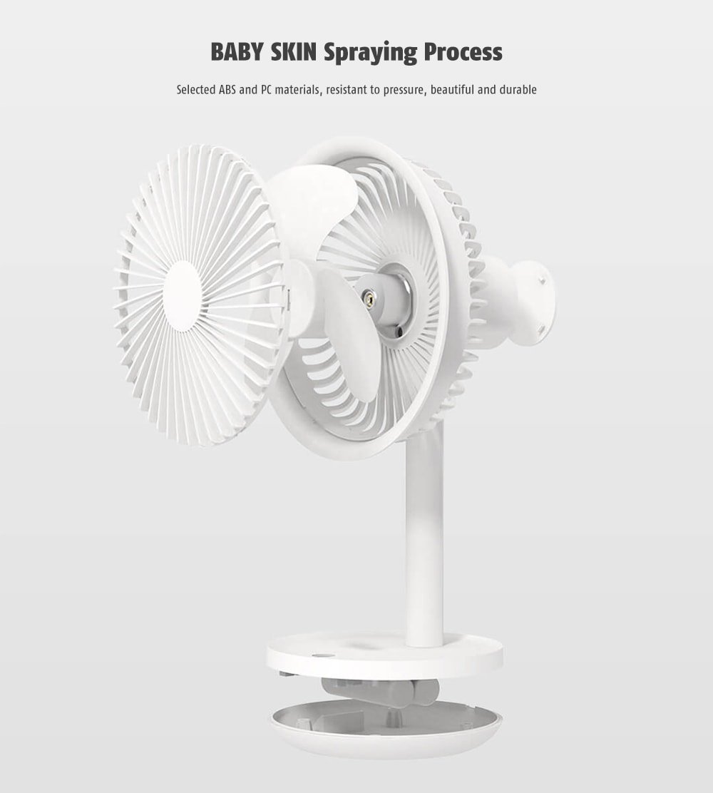 SOLOVE Home Portable Mini Mute Desktop Fan from Xiaomi youpin- Black