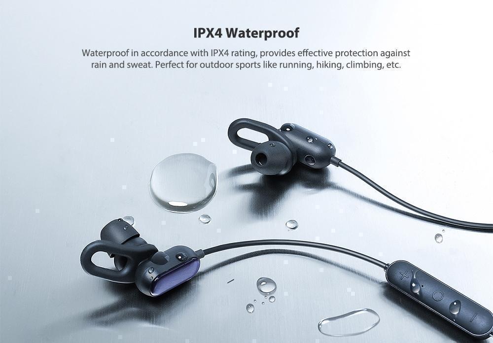 Xiaomi YDLYEJ03LM IPX4 Waterproof In-ear Sports Earphone Bluetooth Earbuds with Line Control Microphone Youth Edition- Black