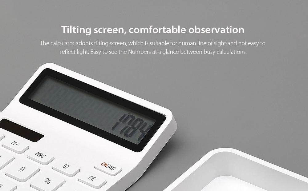 Solar Desktop Calculator from Xiaomi youpin- White