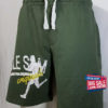 Green Printed 2 Quarter Short Pant