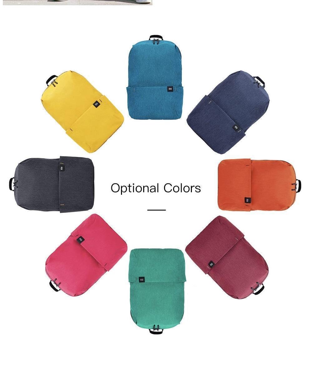 Original Xiaomi Mi Colorful Mini Backpack Bag - Black Original Xiaomi Mi Colorful Mini Backpack Bag - Black