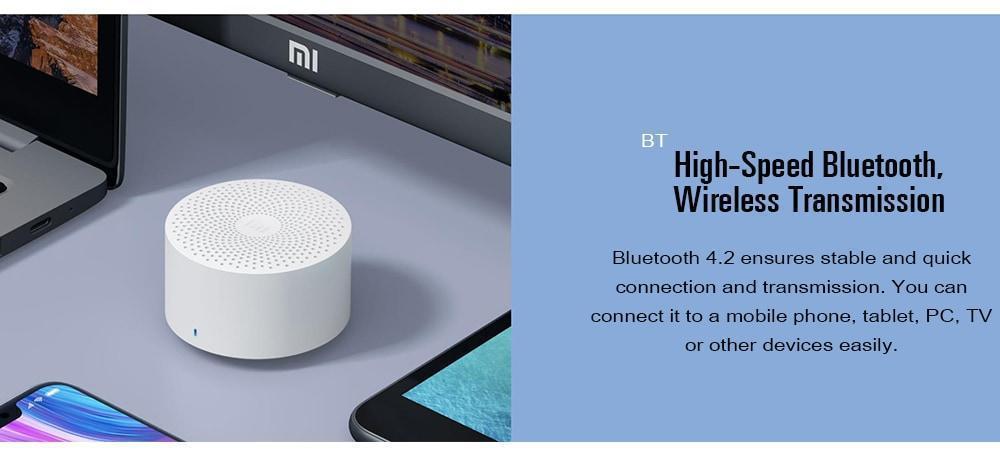 Original Xiaomi MDZ - ZB - DE Portable Bluetooth Speaker- White