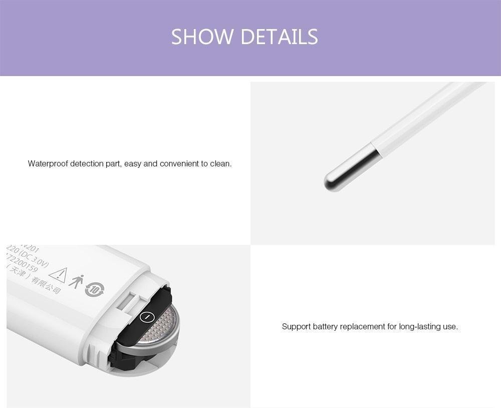 Xiaomi MMC - W201 Dual-purpose Portable LCD Medical Electronic Thermometer- White