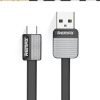 Original Remax RC-044a Metal Platinum Type-C USB Data Cable - black
