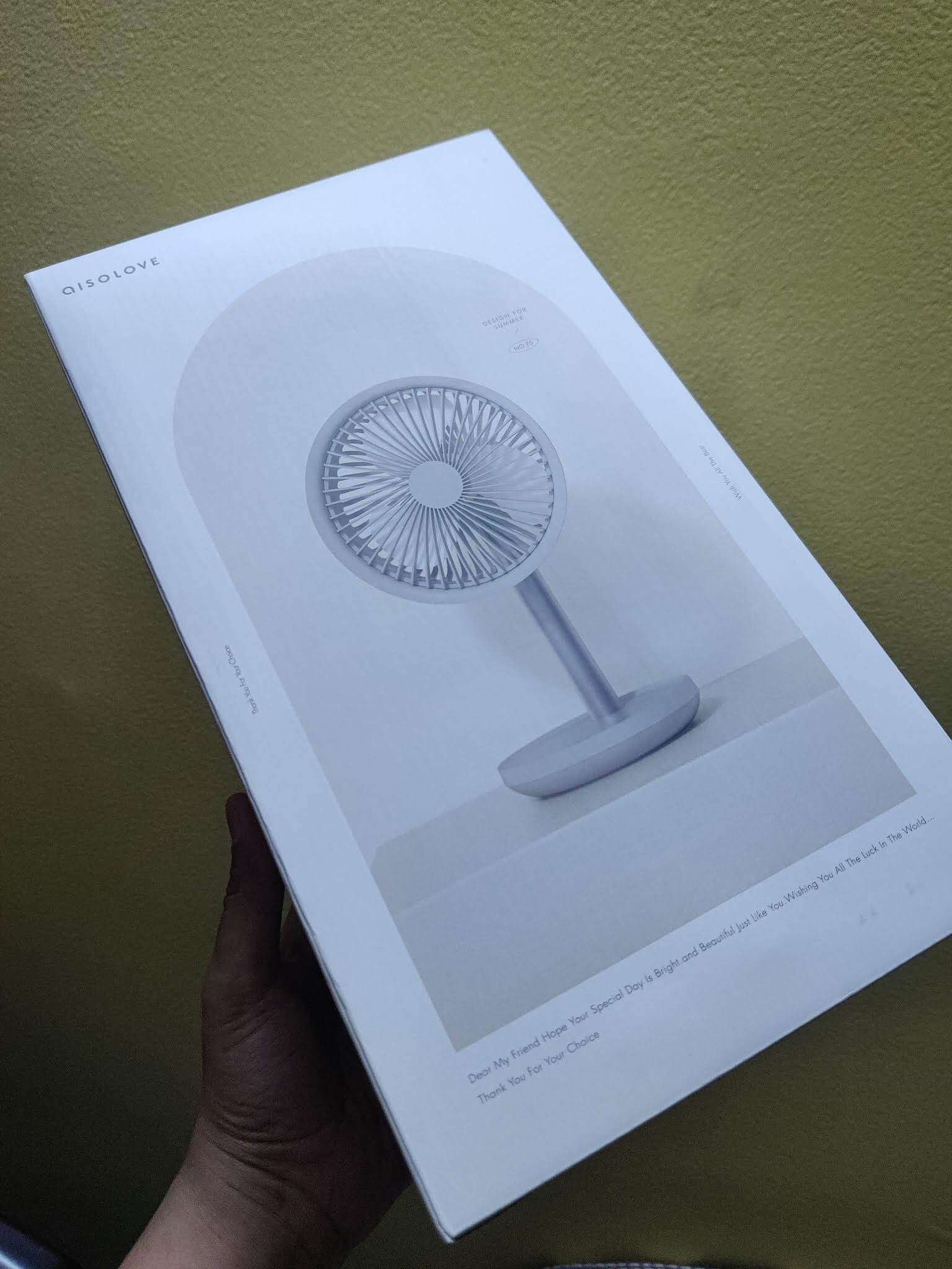 XIAOMI SOLOVE F5 Fan Rechargeable Desktop Charger Table Fan 4000mah XIAOMI SOLOVE F5 Fan Rechargeable Desktop Charger Table Fan 4000mah