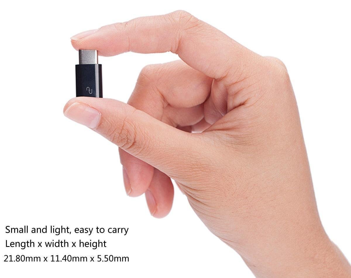 Original XiaoMi USB Type-C Male to Micro USB Female Connector for Home / Office- Black Original XiaoMi USB Type-C Male to Micro USB Female Connector for Home / Office- Black