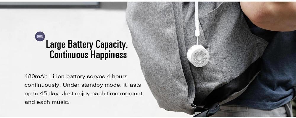 Original Xiaomi MDZ - ZB - DE Portable Bluetooth Speaker- White