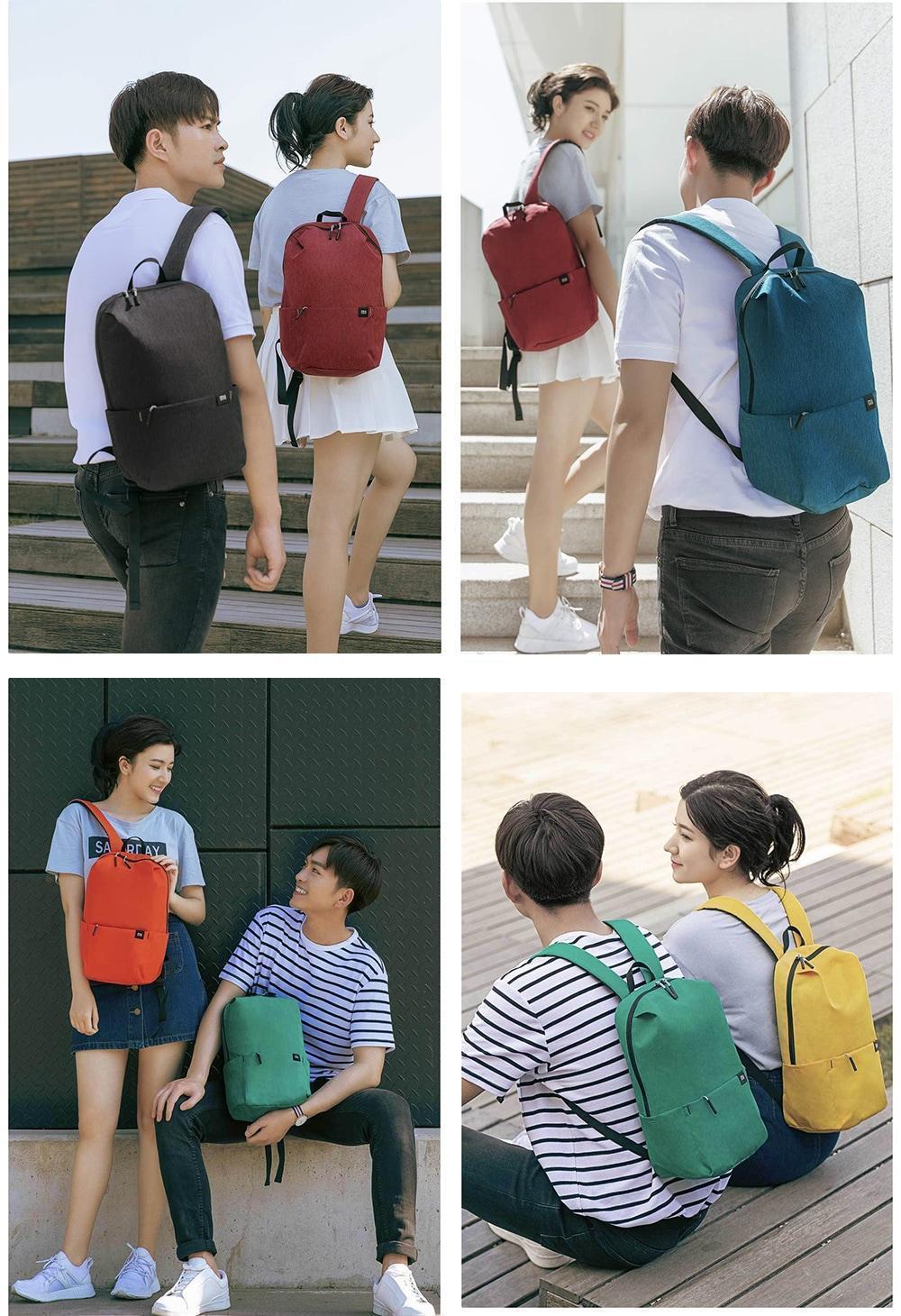 Original Xiaomi Mi Colorful Mini Backpack Bag - Black