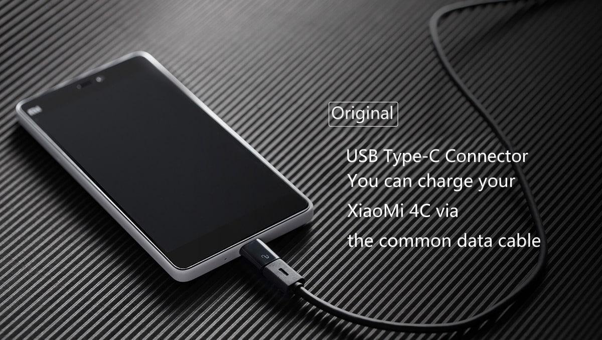 Original XiaoMi USB Type-C Male to Micro USB Female Connector for Home / Office- Black Original XiaoMi USB Type-C Male to Micro USB Female Connector for Home / Office- Black
