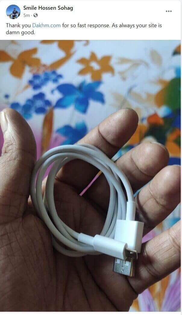 Original Xiaomi Mi Micro USB Cable- white Original Xiaomi Mi Micro USB Cable- white
