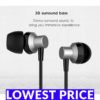 Original Remax RM512 3.5mm Wired Earphone - Black
