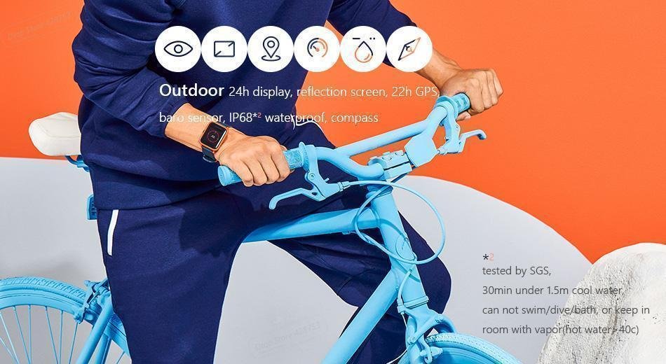 Original Xiaomi Amazfit Bip Smart Watch - Onyx Black 04