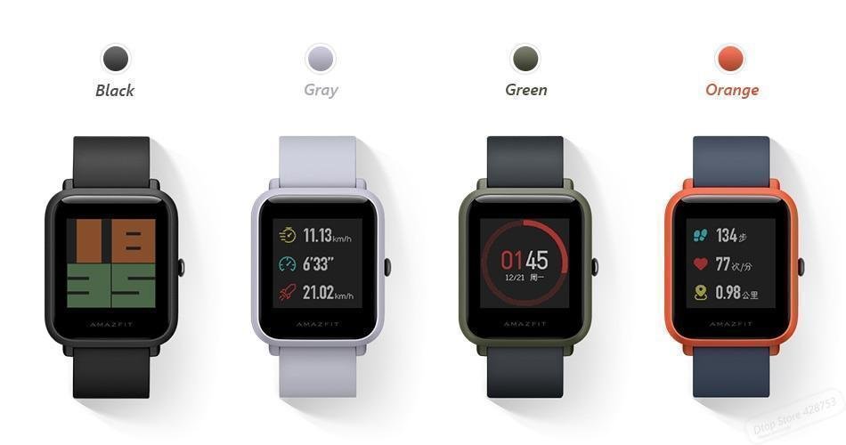 Original Xiaomi Amazfit Bip Smart Watch - Onyx Black 09