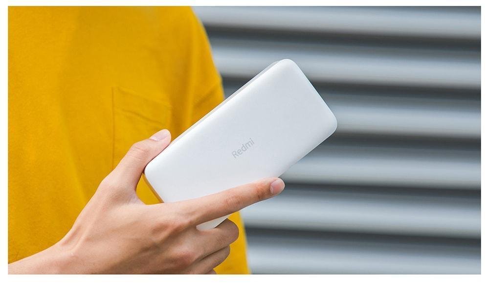 Xiaomi PB200LZM Redmi Power Bank 20000mAh Dual Input / Output Ports / 18W Charging Fast Charge Version- White Xiaomi PB200LZM Redmi Power Bank 20000mAh Dual Input / Output Ports / 18W Charging Fast Charge Version- White