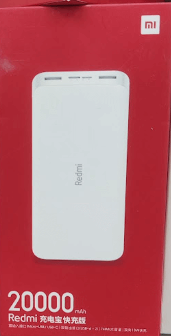Original Redmi Mi Power Bank 20000mAh Dual Output Fast Charge - White