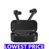 Original QCY T5 TWS Bluetooth 5.0 Earphone with Mic Low-latency Game Mode Touch Earbuds for Android / iOS - Black