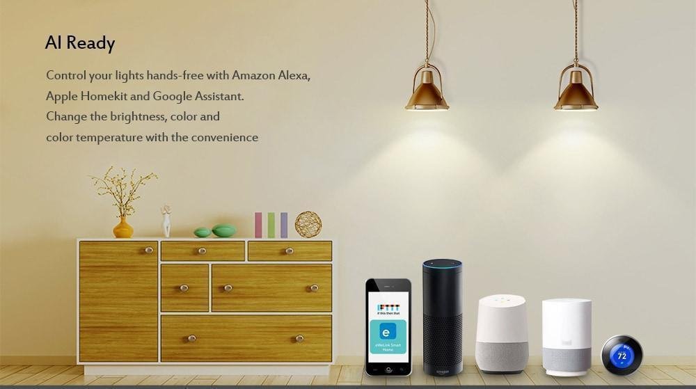 YEELIGHT 10W RGB E27 Wireless WiFi Control Smart Light Bulb - White 1PCS YEELIGHT 10W RGB E27 Wireless WiFi Control Smart Light Bulb - White 1PCS