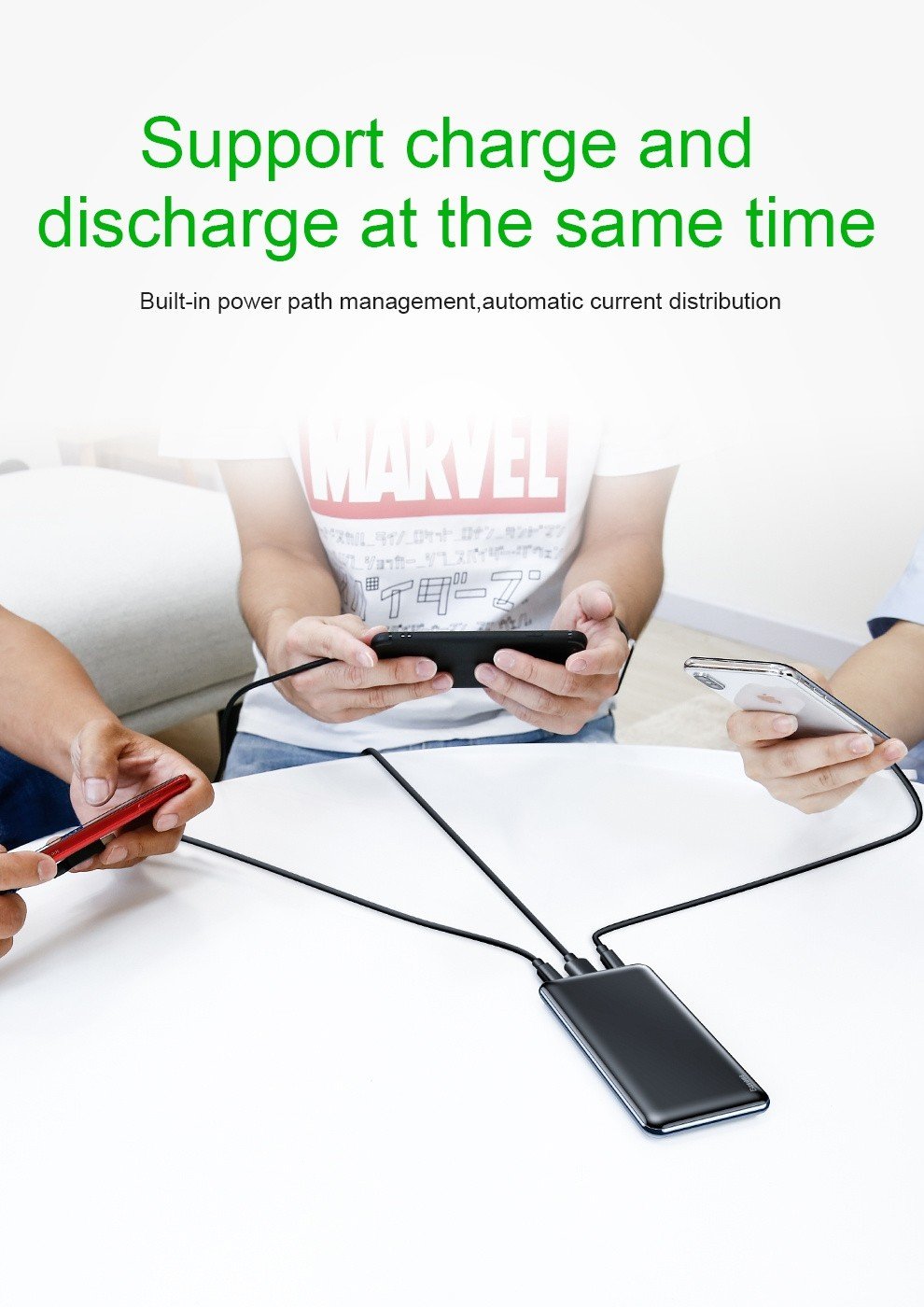 Original BASEUS M21 Simbo 10000 mAh Dual Type-C Power Bank w/Type-C Cable - Black Original BASEUS M21 Simbo 10000 mAh Dual Type-C Power Bank w/Type-C Cable - Black