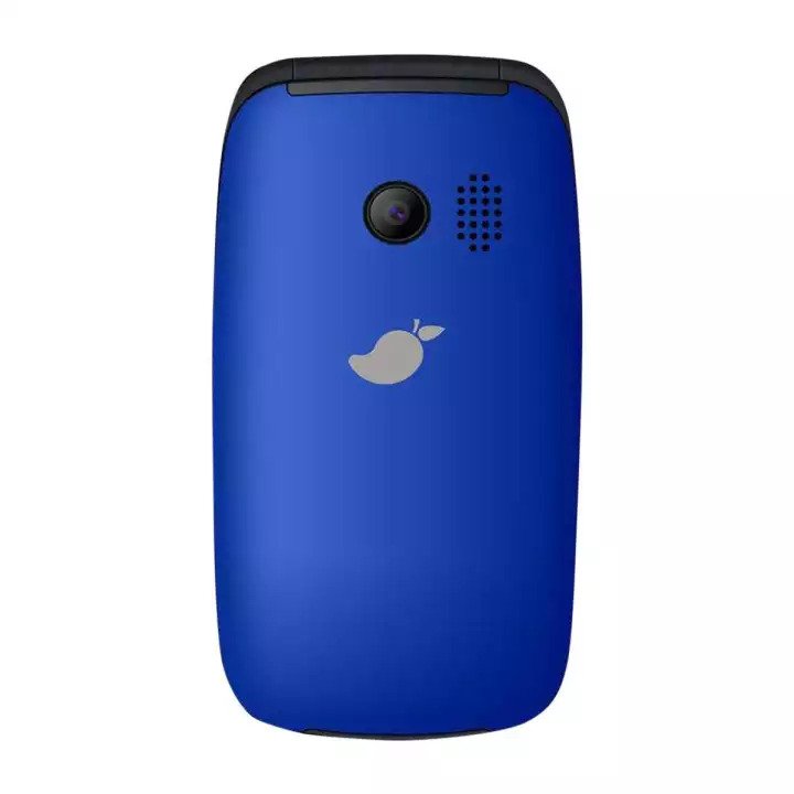 Mango MF1 - Folding Feature Phone - Money Detector - MTK Chipset - Dual SIM - 0.3MP Camera - Blue