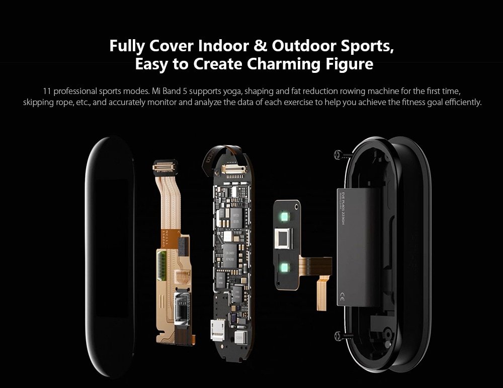 Xiaomi Mi Band 5 Chinese Version - Black CHINESE VERSION