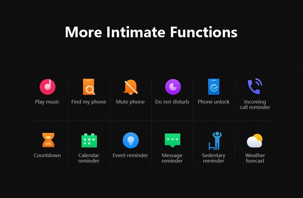 funcionalidades do mi band 5