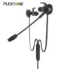 Original Plextone G30 In-Ear Gaming Headset with Noise Cancelling Wired Headphone with 3.5mm Jack - black
