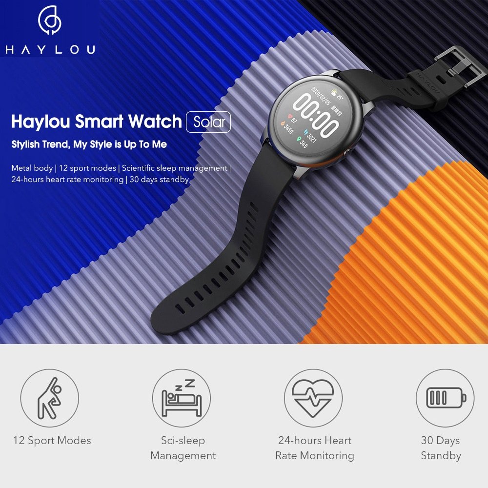 Original Haylou Smart Watch LS05 Global version – Black