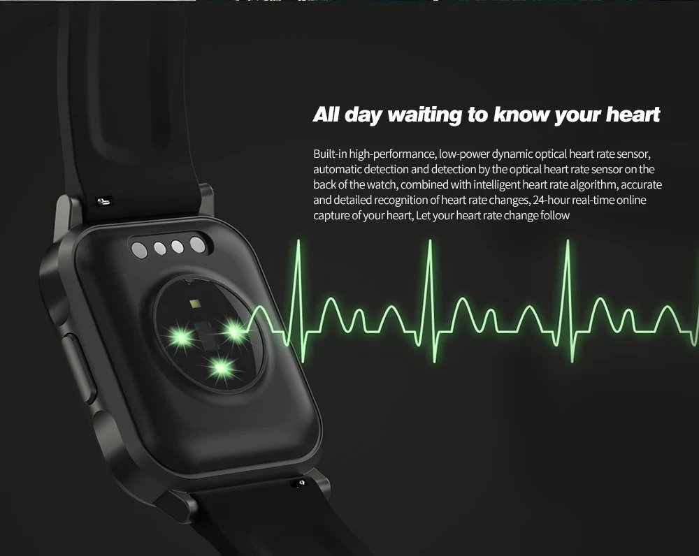 Original Haylou Smart Watch LS02 Global Version – Black